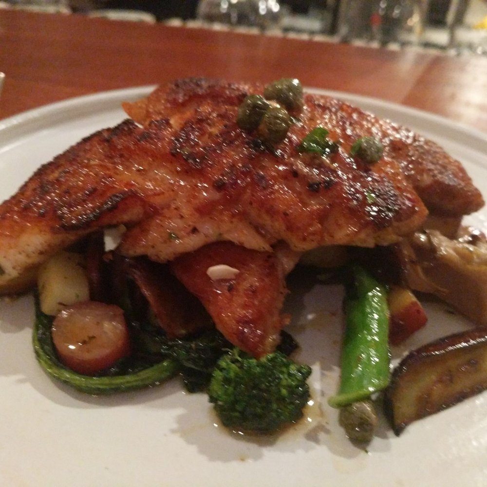 Essie's Restaurant - Grilled bass... - New American Near Me - Poughkeepsie, New York Essie's Restaurant - Grilled bass... - New American Near Me - Poughkeepsie, New York