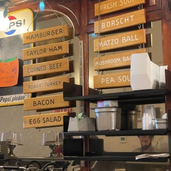 S&P - Behind the counter signage - Sandwiches Near Me - New York, New York S&P - Behind the counter signage - Sandwiches Near Me - New York, New York