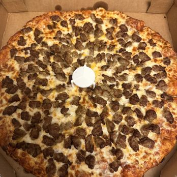 Round Table Pizza - a pizza in a cardboard box - Pizza Near Me - Irvine, California Round Table Pizza - a pizza in a cardboard box - Pizza Near Me - Irvine, California