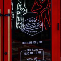 Exterior outside entrance of Hattie B's Hot Chicken - Austin - Domain - Austin, Texas Exterior outside entrance of Hattie B's Hot Chicken - Austin - Domain - Austin, Texas