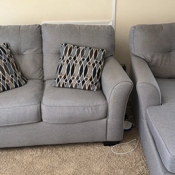 Living Spaces - My Living Spaces love seat & Chaise by Ashley Furniture- 9 years later! It held up! Hee - Furniture Stores Near Me - Fremont, California