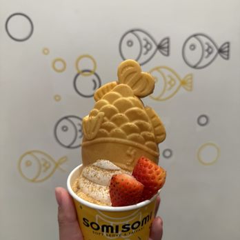 Somisomi - Milk Tea Upside Down Ahboong - Ice Cream & Frozen Yogurt Near Me - Irvine, California Somisomi - Milk Tea Upside Down Ahboong - Ice Cream & Frozen Yogurt Near Me - Irvine, California