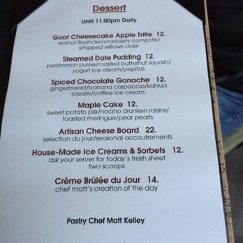 Fireside Lounge - Dessert - Wine Bars Near Me - Woodinville, Washington
