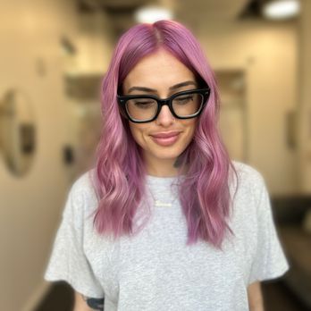 Hair by Jordan Walker - Platinum card and then dusty lavender pink - Hair Stylists Near Me - Burbank, California Hair by Jordan Walker - Platinum card and then dusty lavender pink - Hair Stylists Near Me - Burbank, California