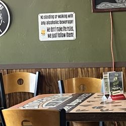 Dinosaur Brew Haus - The sign says it all.