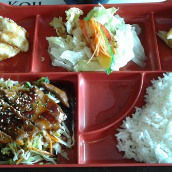 Koji Japanese Restaurant - Beef teriyaki lunch combo $10 - Sushi Bars Near Me - Toronto, Ontario
