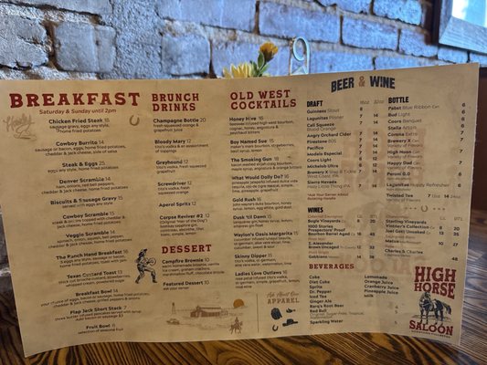 Menu photo 6 High Horse Saloon Fullerton, CA Menu photo 6 High Horse Saloon Fullerton, CA