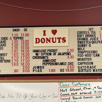 I Love Donuts - Menu - Donuts Near Me - Shelbyville, Tennessee I Love Donuts - Menu - Donuts Near Me - Shelbyville, Tennessee