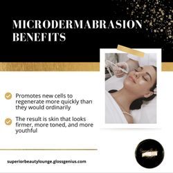 Superior Beauty lounge - Facial service ! Microdermabrasion facial is one of our clients favorites!