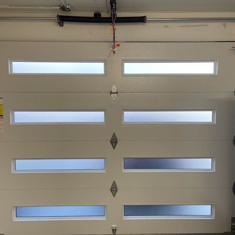 Residential Garage Doors - Inside the garage photo. Back of garage door. - Garage Door Services Near Me - Pacifica, California Residential Garage Doors - Inside the garage photo. Back of garage door. - Garage Door Services Near Me - Pacifica, California