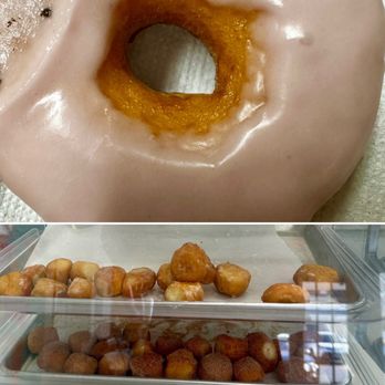 Island Glazed - Strawberry glazed donut and donut holes. - Coffee & Tea Near Me - Aiea, Hawaii