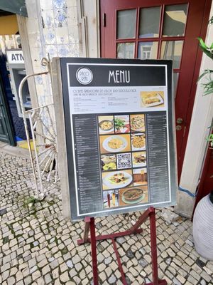 Menu photo 1 Paço Real Lisbon, 11 Menu photo 1 Paço Real Lisbon, 11