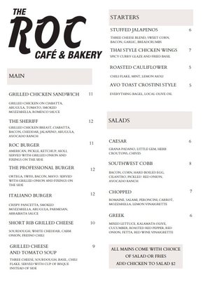 Menu photo 2 The ROC Cafe & Bakery Bakersfield, CA Menu photo 2 The ROC Cafe & Bakery Bakersfield, CA