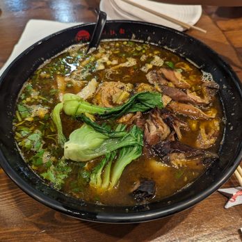 Northern Cafe - Pork intestines noodle soup (with knife cut noodles). - Chinese Near Me - Cerritos, California Northern Cafe - Pork intestines noodle soup (with knife cut noodles). - Chinese Near Me - Cerritos, California