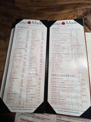 Menu photo 2 Rosa Madera Sacramento, CA Menu photo 2 Rosa Madera Sacramento, CA