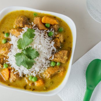 Green Fork & Straw - a bowl of stew with rice and vegetables - Organic Stores Near Me - Houston, Texas Green Fork & Straw - a bowl of stew with rice and vegetables - Organic Stores Near Me - Houston, Texas