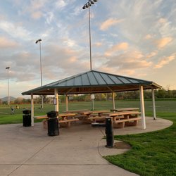 Town Center Community Park - Soccer football combination fields with field lights