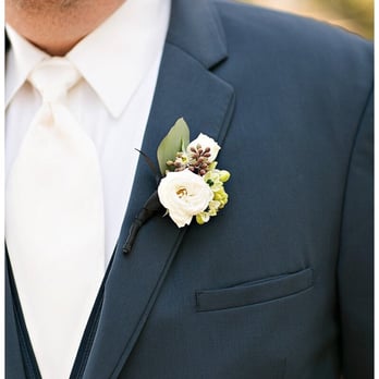Mandy Scott Flowers - Custom boutonniere for my man to compliment my bouquet. - Floral Designers Near Me - San Francisco, California