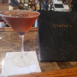 Giulio's Restaurant - Great Manhattan made by Ed the Bartender... very personable,  friendly and welcoming