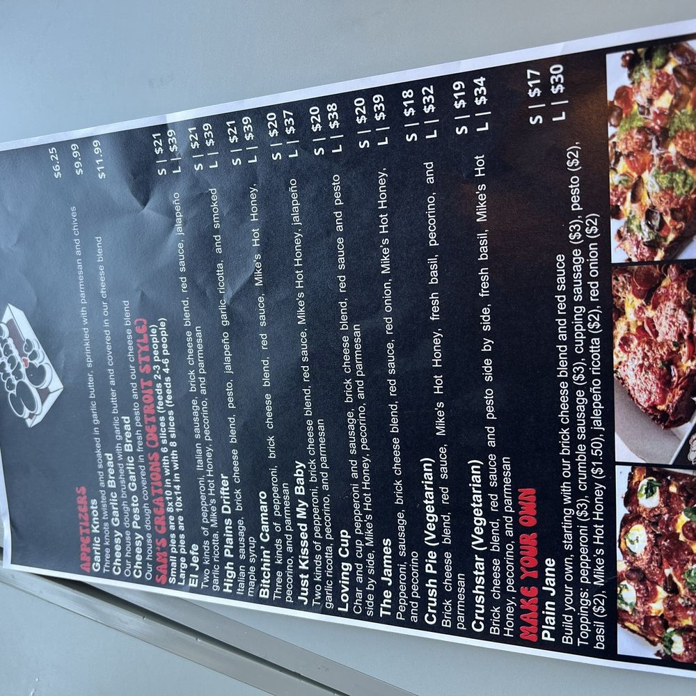 Sam’s Square Pie - Fill menu ! - Pizza Near Me - Indianapolis, Indiana Sam’s Square Pie - Fill menu ! - Pizza Near Me - Indianapolis, Indiana