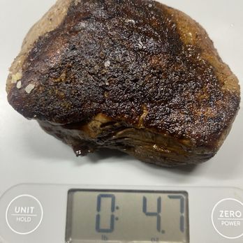 Outback Steakhouse - 4.7 oz steak that was supposed to be 6oz. They will cheat you!!! - Steakhouses Near Me - Concord, North Carolina Outback Steakhouse - 4.7 oz steak that was supposed to be 6oz. They will cheat you!!! - Steakhouses Near Me - Concord, North Carolina