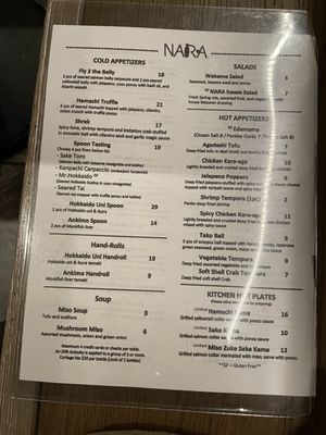 Menu photo 6 Nara San Francisco, CA