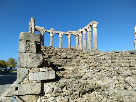 Roman Temple of Évora by null