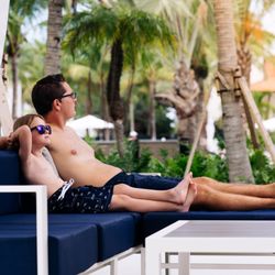 Tidal Cove - Tidal Cove features 25 separate breezy Cabanas, as well as daybeds, available for rent and located just steps away from all the fun