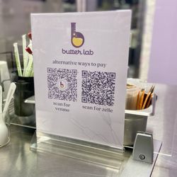Butter Lab - They also take payment through cash apps