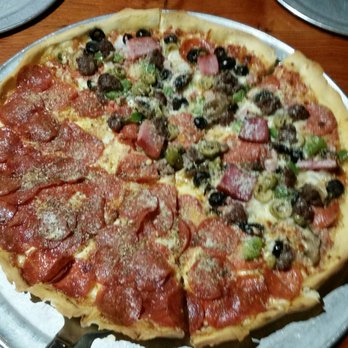Jo's Famous Pizza - Half combination, half pepperoni, all wonderful! - Pizza Near Me - Edmond, Oklahoma Jo's Famous Pizza - Half combination, half pepperoni, all wonderful! - Pizza Near Me - Edmond, Oklahoma