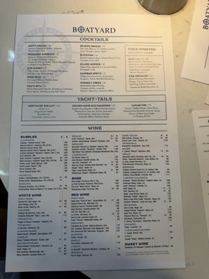 Menu photo 1 Boatyard Fort Lauderdale, FL