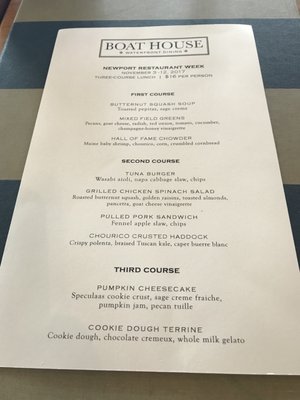 Menu photo 6 Boat House Waterfront Dining Tiverton, RI