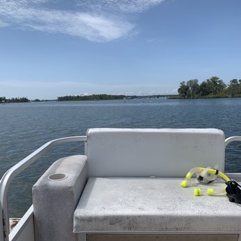 Florida Manatee Adventures - View from our lap around the bay after the swim - Tours Near Me - Crystal River, Florida