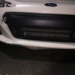 MY BUMPER AFTER THEY TOWED MY CAR!! Ripped my clips right off