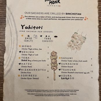 Drunken Monk - Izakaya Near Me - Menlo Park, California