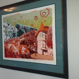 Hilary Williams piece framed by Bernzweig.