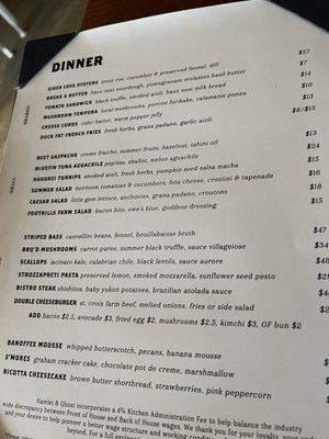 Menu photo 1 Hamlet & Ghost Saratoga Springs, NY Menu photo 1 Hamlet & Ghost Saratoga Springs, NY