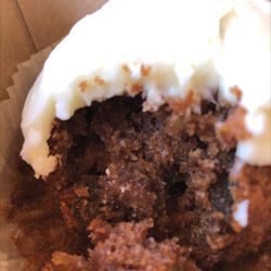 Park Avenue Coffee - The Hill - Carrot cake muffin w/cream cheese frosting DELISH