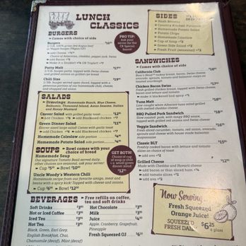 JT Country Kitchen - Lunch menu - 9/12/26 - Breakfast & Brunch Near Me - Joshua Tree, California