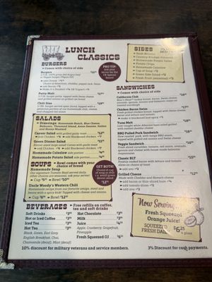 Menu photo 2 JT Country Kitchen Joshua Tree, CA