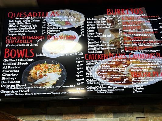 Menu photo 7 Cinco Hermanos Michie, TN
