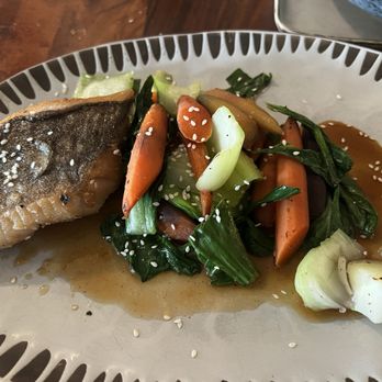 Wild Fish - Sablefish. Good fish texture but all Yelp pictures showed 2 pieces and I only got one - Seafood Near Me - Pacific Grove, California