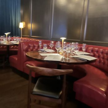 Madrina - a restaurant with red leather booths - Italian Near Me - Webster Groves, Missouri