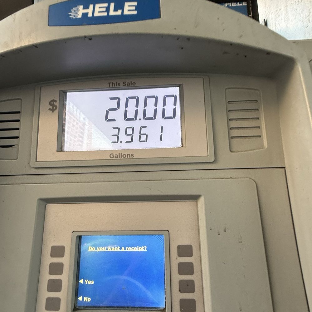 Hele - What I got for $20 at $5.04 a gal - Gas Stations Near Me - Honolulu, Hawaii Hele - What I got for $20 at $5.04 a gal - Gas Stations Near Me - Honolulu, Hawaii