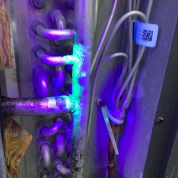 Khoolex Air Conditioning - Air conditioner freon leak found with UV dye - Heating & Air Conditioning/HVAC Near Me Khoolex Air Conditioning - Air conditioner freon leak found with UV dye - Heating & Air Conditioning/HVAC Near Me