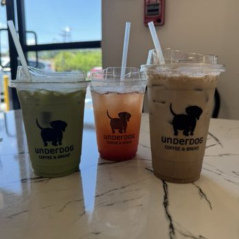 Underdog Coffee & Bread - Iced matcha, strawberry lemonade, banalatte - Breakfast & Brunch Near Me - Annandale, Virginia