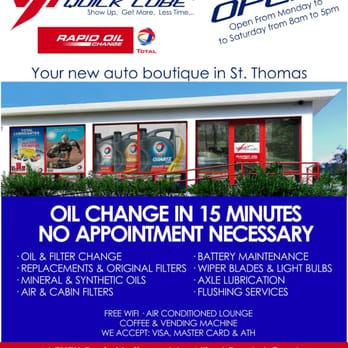 VIP Quick Lube - WE ARE OPEN!! Visit us to experience a new level of service in the Island. - Oil Change Stations Near Me - Saint Thomas, Virgin Islands VIP Quick Lube - WE ARE OPEN!! Visit us to experience a new level of service in the Island. - Oil Change Stations Near Me - Saint Thomas, Virgin Islands