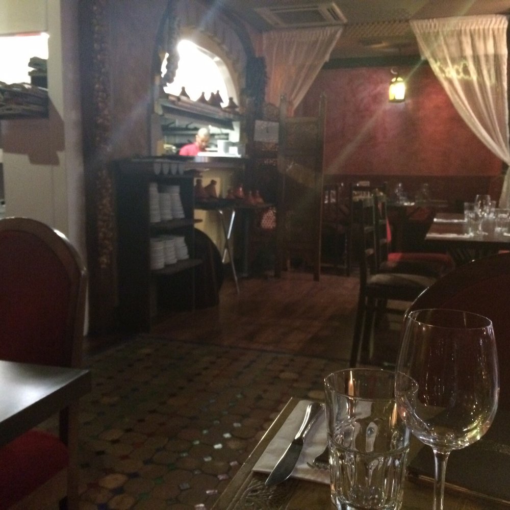 Dada Restaurant - Lighting slightly dim but fits the intimate mood! - Moroccan Near Me - Dublin, D