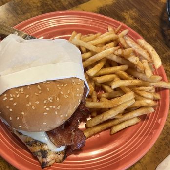 Outpost Cafe - Chicken club sandwich - American Near Me - Oak Hills, California