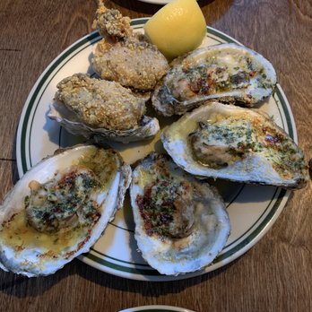 Voyager - Baked and fried oysters. The baked were so dang good. - Seafood Near Me - Ferndale, Michigan Voyager - Baked and fried oysters. The baked were so dang good. - Seafood Near Me - Ferndale, Michigan